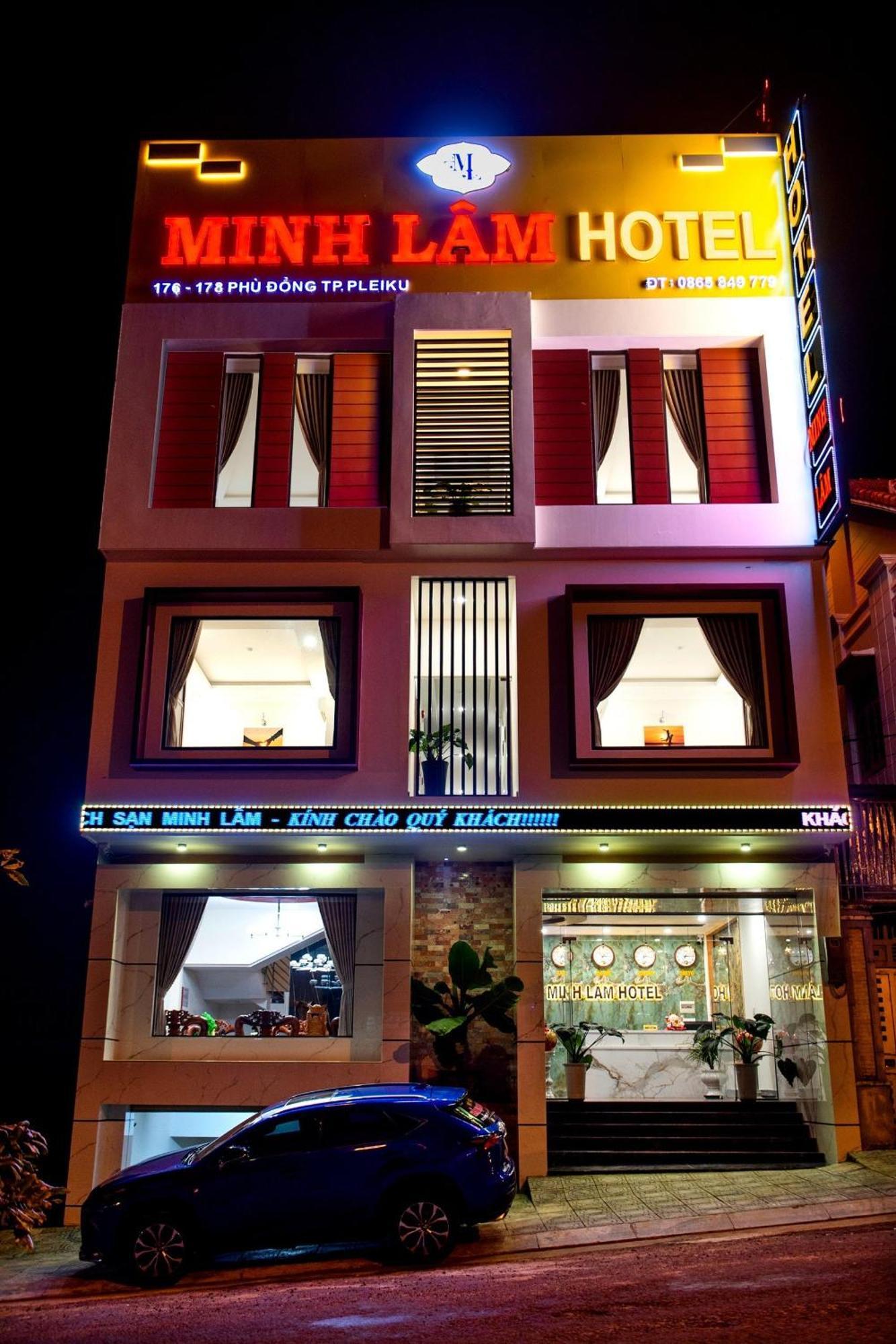Minh Lam Hotel Плей Ку Екстериор снимка